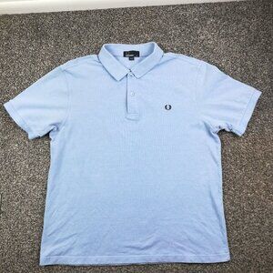 Fred Perry Polo Shirt Pique Cotton Blue M3000 Mens XL